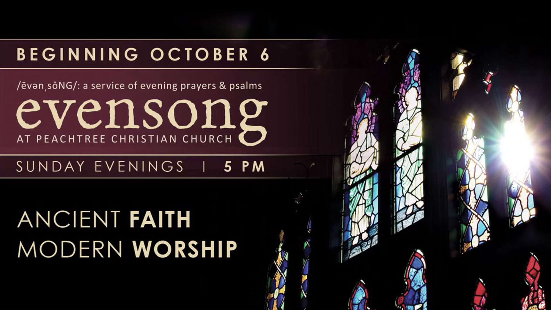 Evensong: Ancient Faith Modern Worship